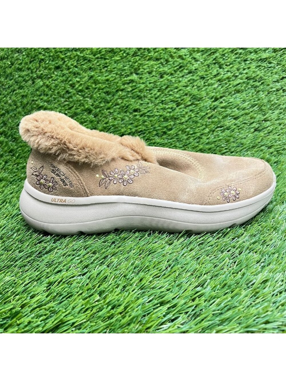 Skechers On-The-GO Encore Elle Womens Size 7 Brown Casual Walking Slip On Shoes